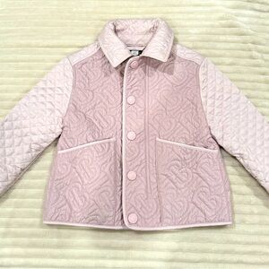 Toddler girl Burberry Quilted coat